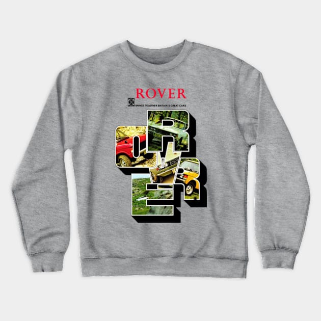 ROVER BROCHURE - 1970s Crewneck Sweatshirt by Throwback Motors